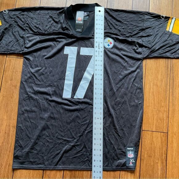 NWT ❤️ Reebok NFL Pittsburgh Steelers #17 Wallace Football Jersey - Picture 7 of 8